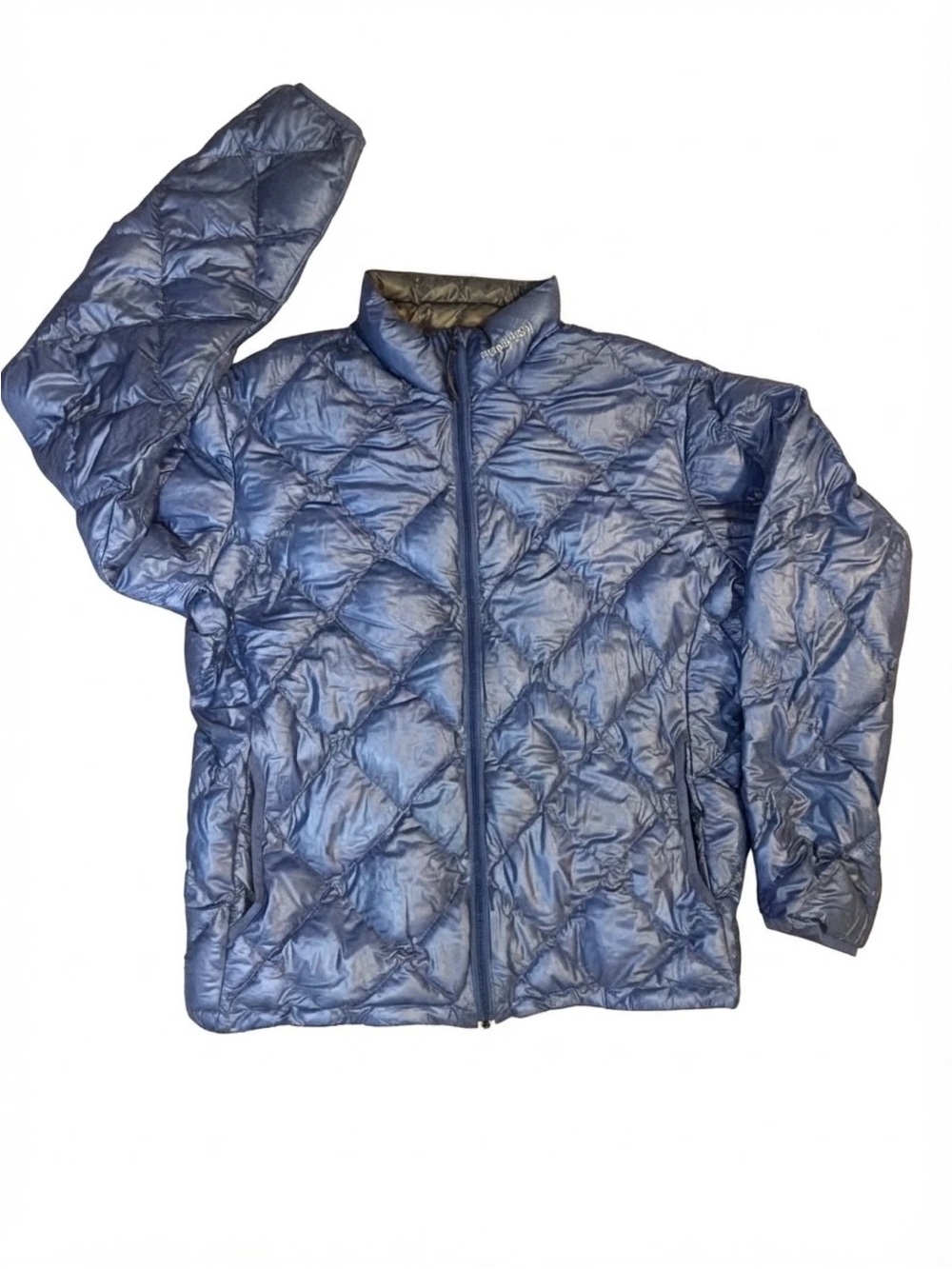 Montbell Women's U.L. Ultra Light Down Jacket Puffer Diamond Quilt Blue S Small